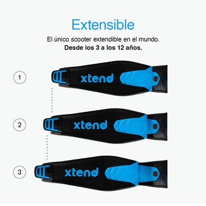 Xtend Scooter (3-12 años) - Artic Blue | Smartrike