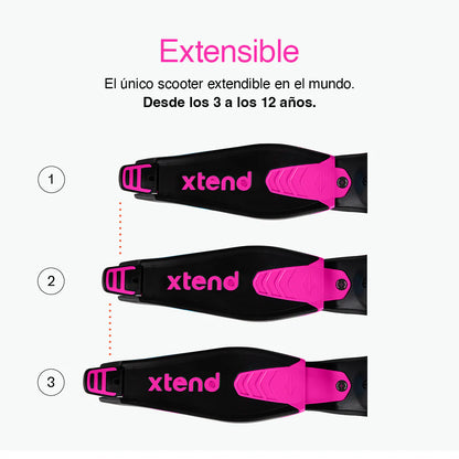 Xtend Scooter (3-12 años) - Coral Pink | Smartrike