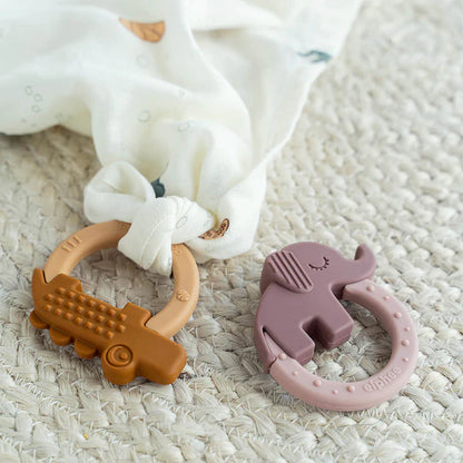Set 2 Mordedores Deer Friends - Mostaza y Rosa | Done by deer
