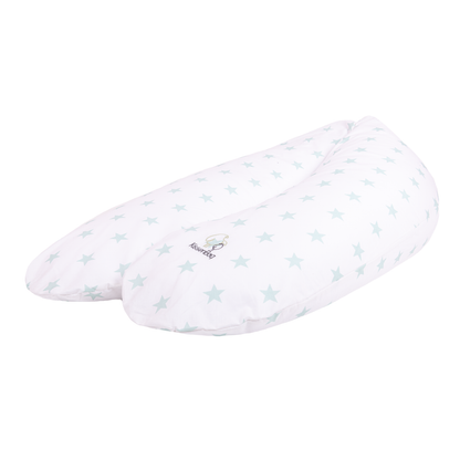 Cojín Maternal Multifuncional Blanco Estrellas Verdes (7588623024378)