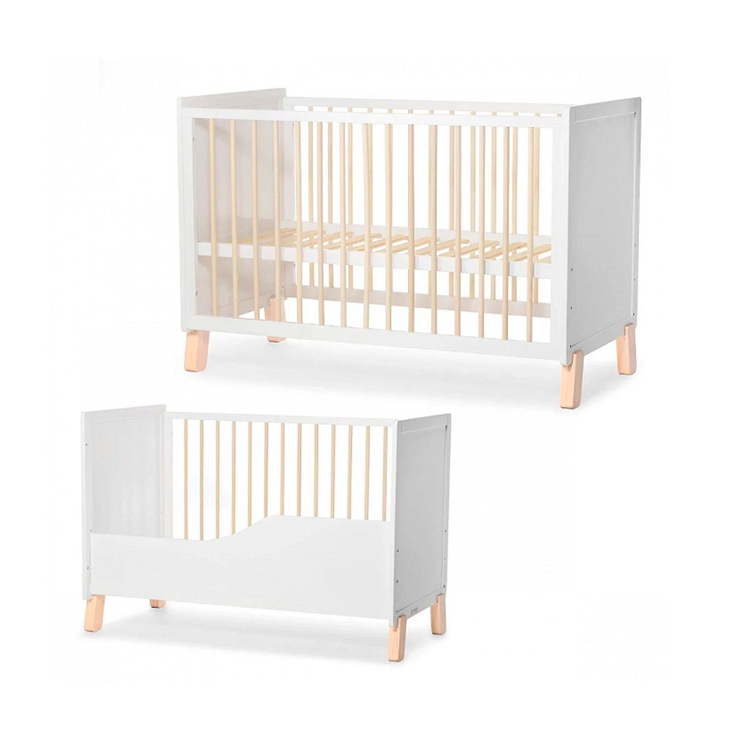 Cuna - Cama de Transición Nico - Madera y Blanco | Kinderkraft