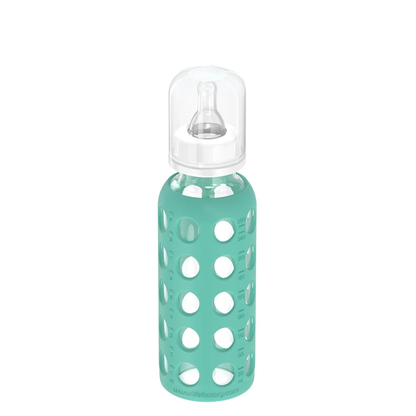 Mamadera de Vidrio con Funda de Silicona 250 ml | LifeFactory