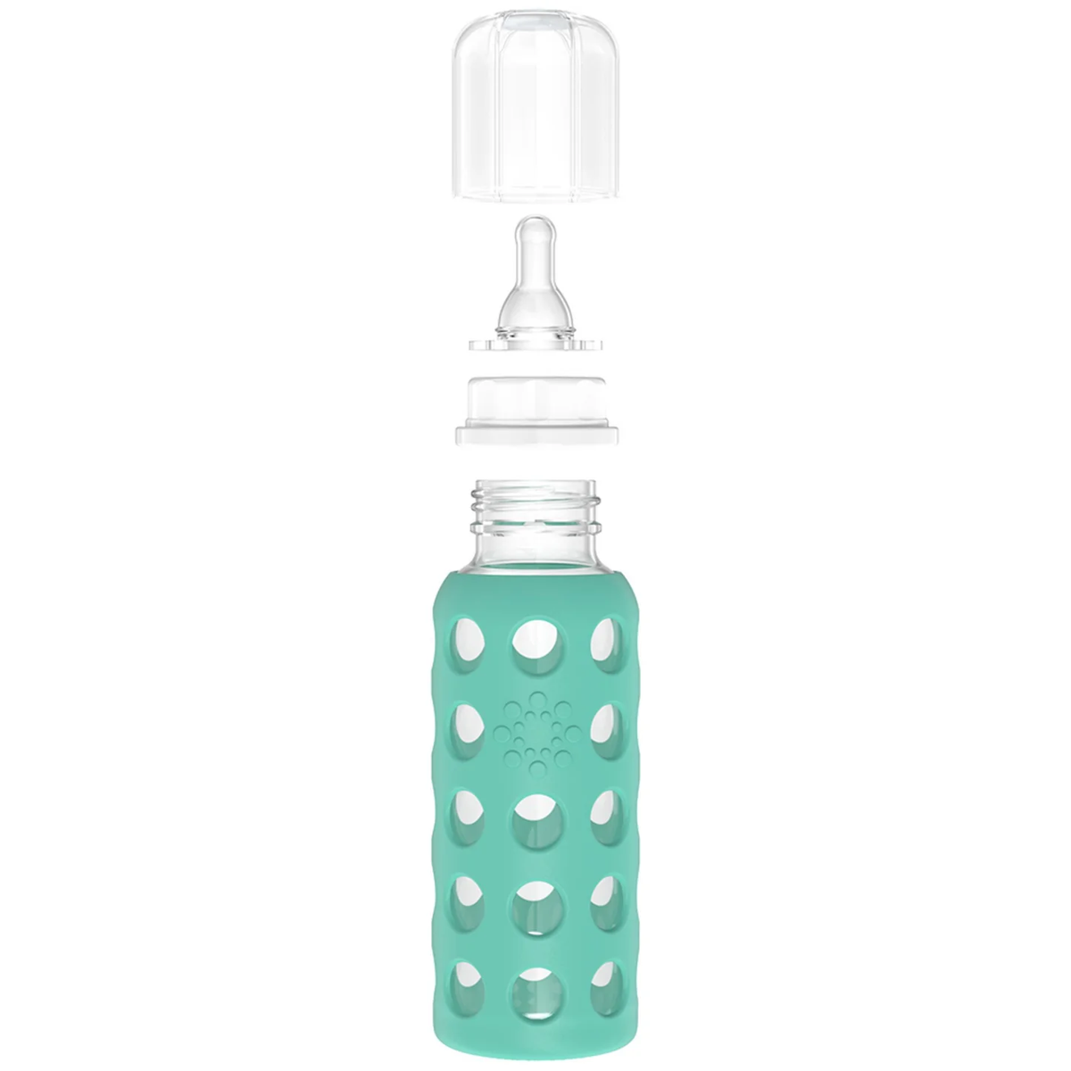 Mamadera de Vidrio con Funda de Silicona 250 ml | LifeFactory