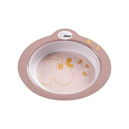 Plato Antideslizante Rosa/ Dorado (6639256043703)
