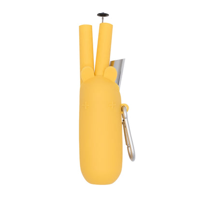 Bombilla en Caja Para Llevar Conejo Amarillo (7572798669050)