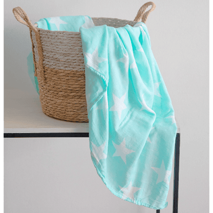 Manta Swaddle Bambú Verde (7578738524410)