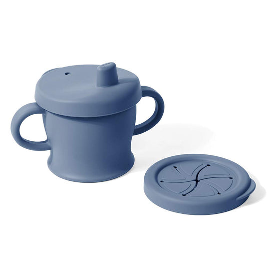 Vaso de Silicona Sip-N-Snack Azul (7504639459578)