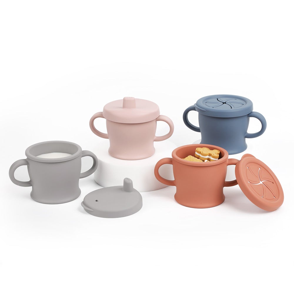 Vaso de Silicona Sip-N-Snack Azul (7504639459578)
